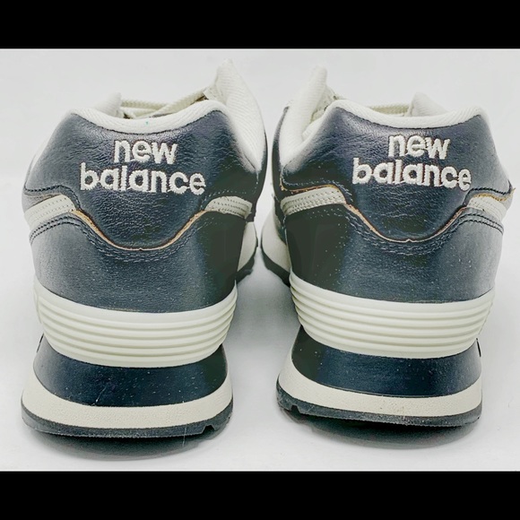 Brand new pair of New Balance 574 Black/Cream - Picture 4 of 9
